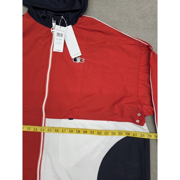 Lacoste Men's SPORT French Sporting Spirit Edition Oversized Raincoat M/L Multi - Picture 3 of 11